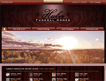 Tablet Screenshot of huberpreplanning.com